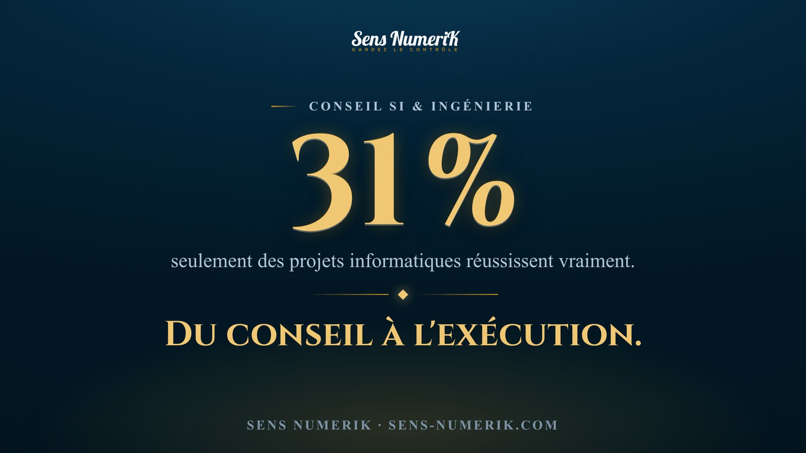 Du conseil à l'exécution : pourquoi tant de projets numériques échouent