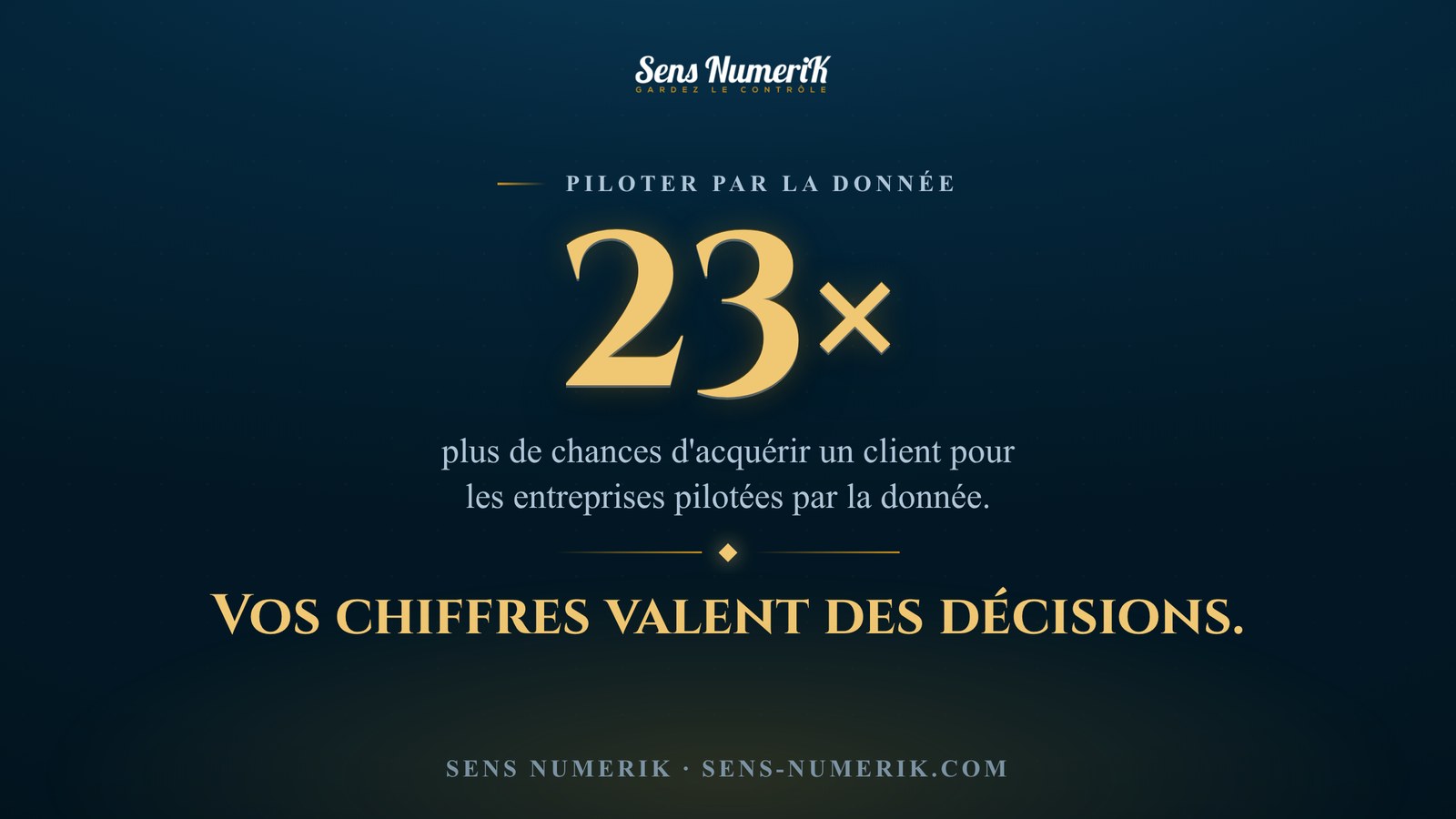 Piloter par la donnée : transformer ses chiffres en décisions