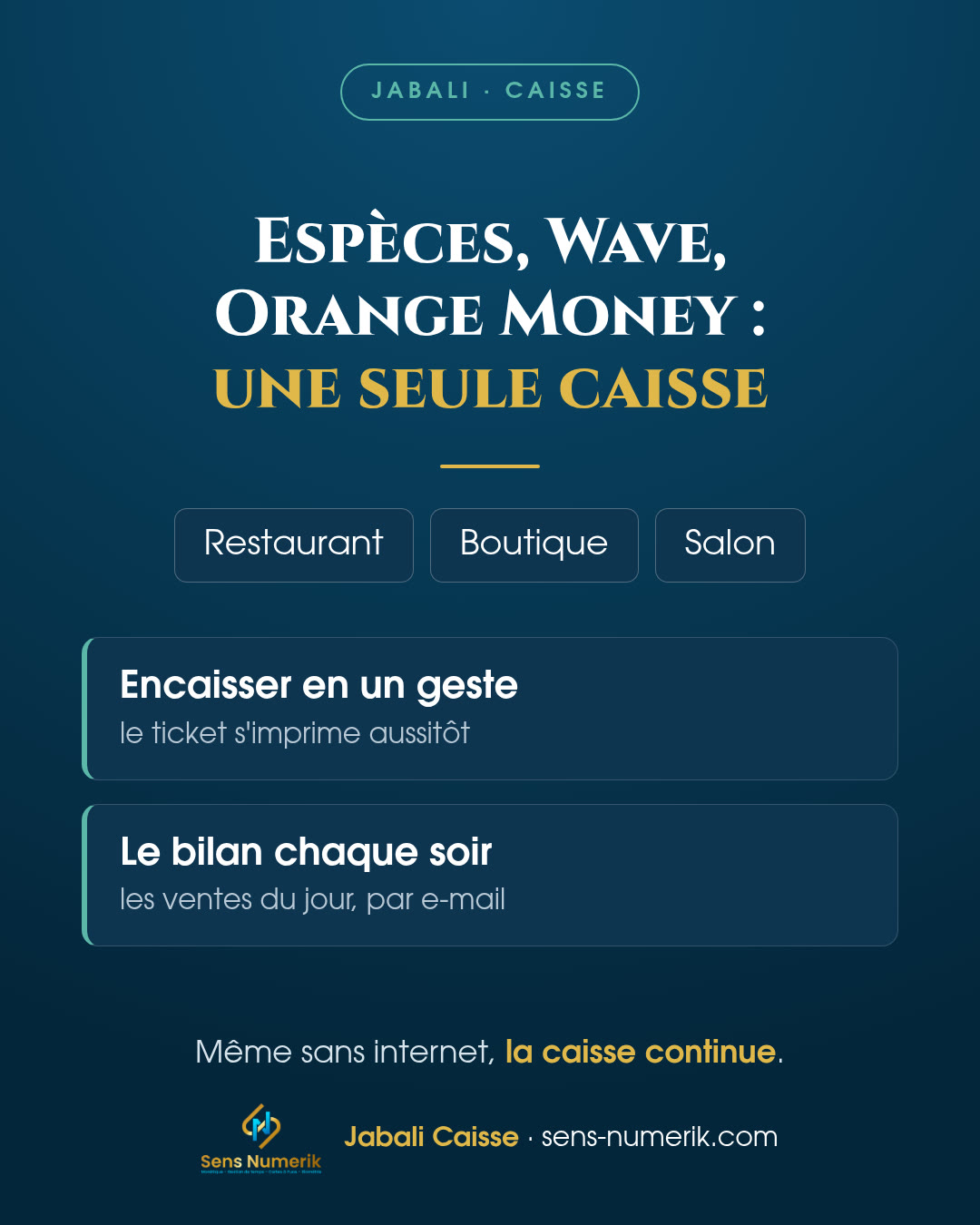 Jabali Caisse