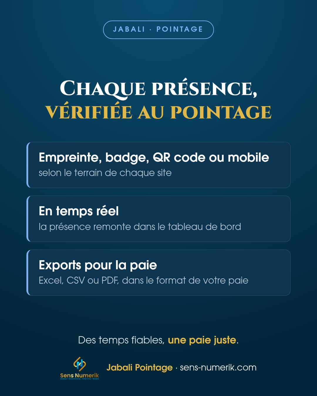 Jabali Pointage